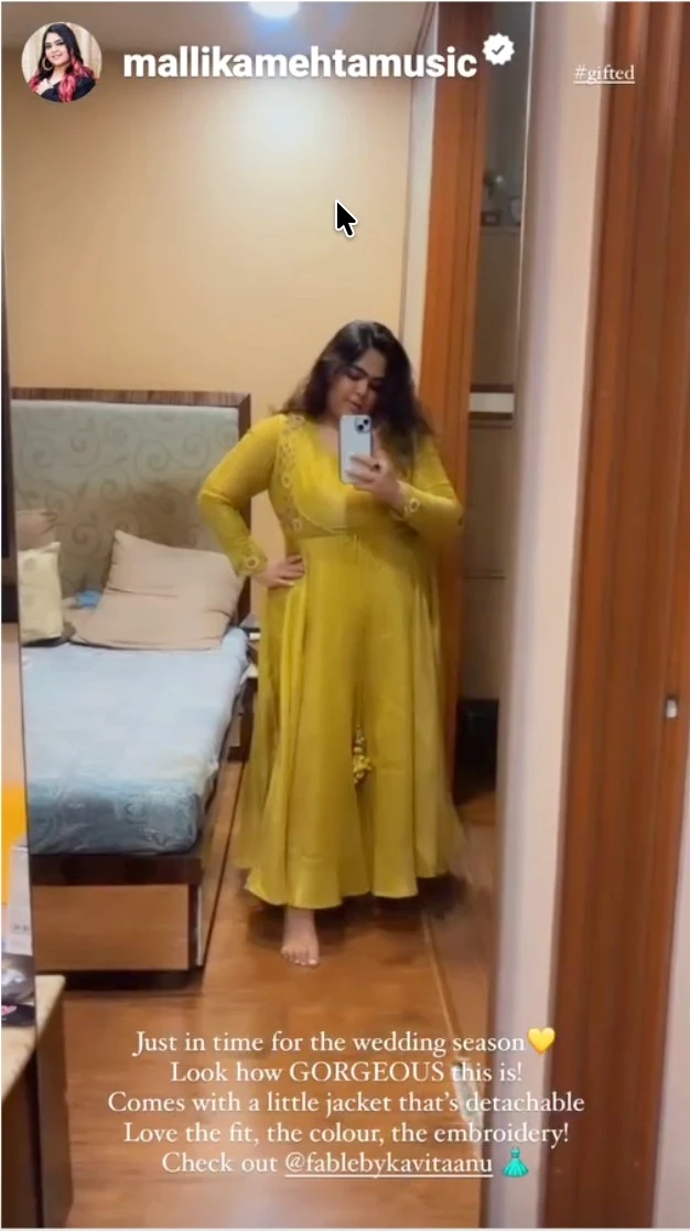 Featured Fable yellow festive look