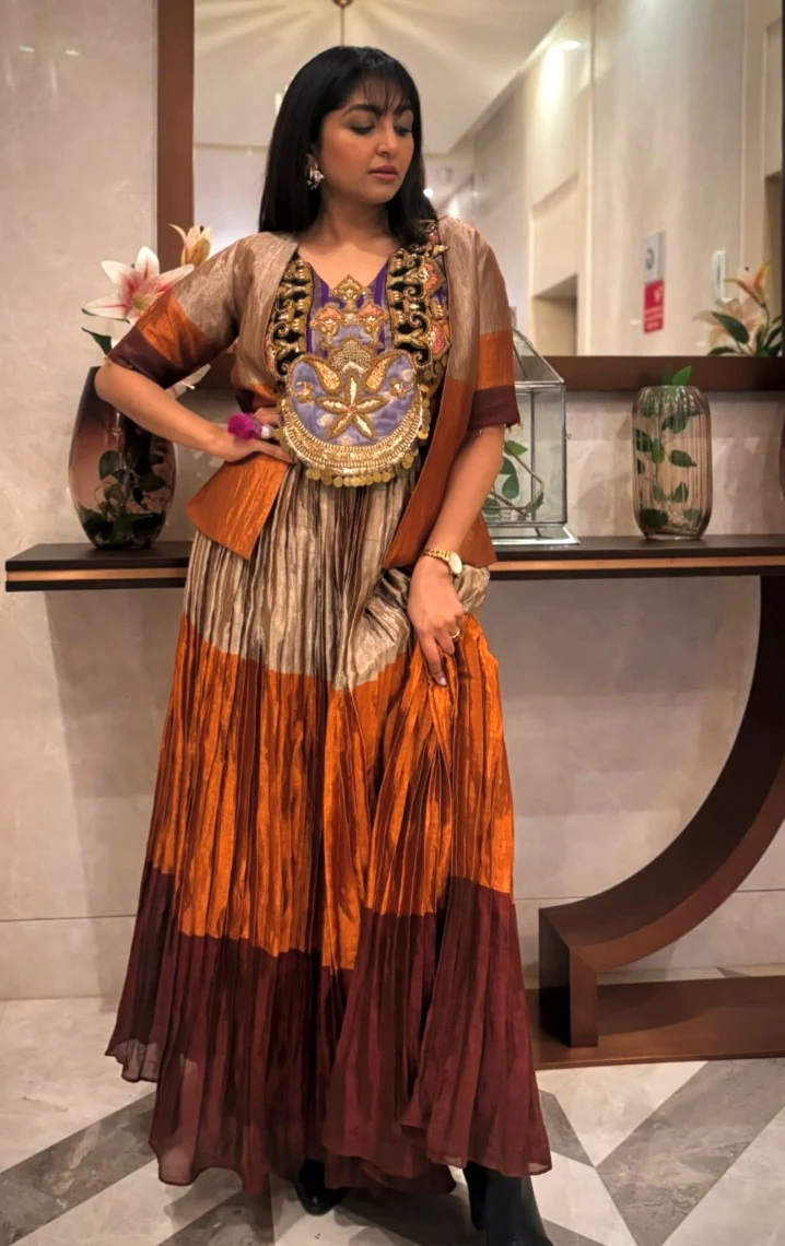 Featured multicolour festive Fable outfit