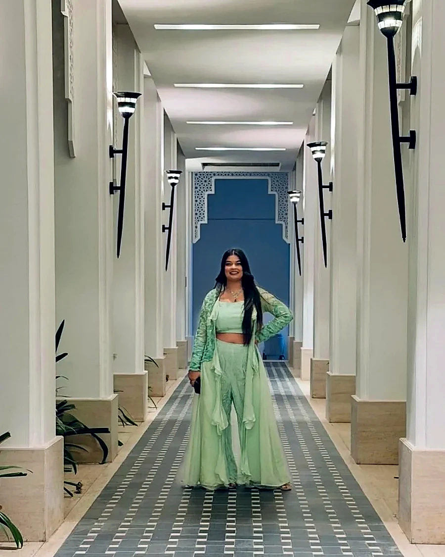 Green Fable look full length