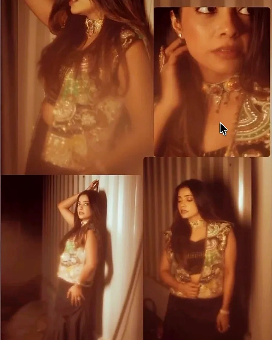 Pooja Kalyani multi-image collage in Fable