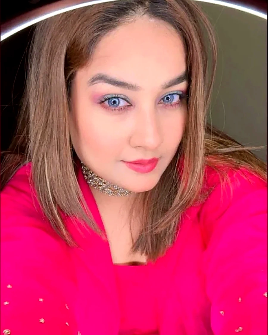 Swasti Mehul in a pink Fable look